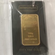100% gold bar brand Amelthyst (100 GRAM)