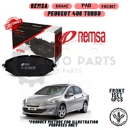 REMSA PEUGEOT 408 TURBO BRAKE PAD (FRONT AND REAR )
