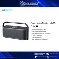 Anker Soundcore Motion X600(Black) - 50W Room-Filling Sound I 12-Hour Playtime I Fully Waterproof