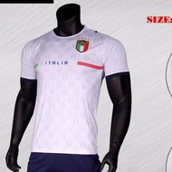 Bộ Quần Áo Đá Bóng Italia Trắng Vải Thái Mới Về Đẹp Hè 2021