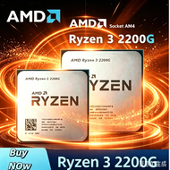 AMD | AMD Ryzen 3 2200G Second Hand AM4 Desktop Chip Quad Core Quad Thread 3.5GHz 14nm Budget Office