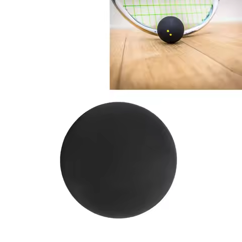 Squash Racket Supplies Double Yellow Dot Squash Ball 40MM Black Rubber Squash Balls Training Squash 
