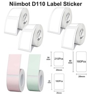 Niimbot D101 D110 lable Sticker Cable Label Paper 20-25mm Width White Waterproof Niimbot Label Color