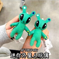 Custom Sell IKEA Daigou AFTONSPARV Mini Alien Doll Stuffed Toy Spaceman Charm Key Ring Ornaments
