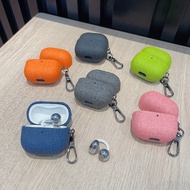 Fashion color Fabric Case for Huawei FreeClip 2/FreeClip2 Earphone Case with Keychain Shockproof Pro