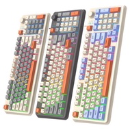 Hyun Silver Fox K820 Russian Russian Game Wired Keyboard Mouse Set Three Color Matching Luminous Com