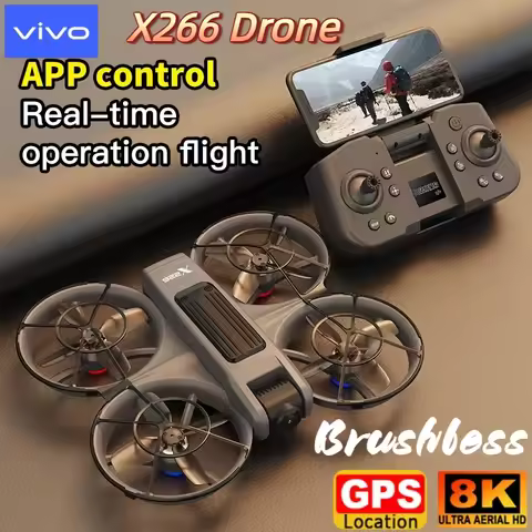 VIVO X226 VR Drone 8K Aerial HD Dual Camera Intelligent Obastacle Avoidance 5G WIFI Brushless Motor 