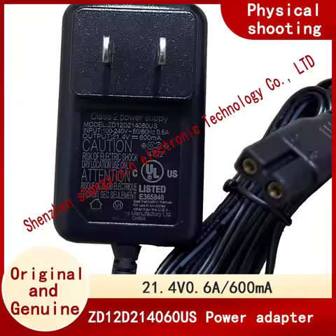 Original ZD12D214060US charger vacuum cleaner 21.4V0.6A 600mA power adapter