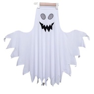 Halloween Grimace Pullover White Ghost Costume Ghost Festival Scary Player Costume Props