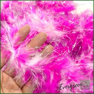 1 METER Chicken Feather Fuffy Feather/ Colored Feather Rope/ Feather Strip/ Boa Feather/ Soft Colore