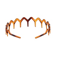Toothed Hairband Zigzag Pattern Tooth Shapes Men Women 90s Style Wave Shape Headband Non-slip Grip H