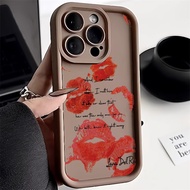 Goodcase🔥Ready Stock🔥lipstick mark 💋💋Casing for Oppo A17 A18 A57 A58 A38 A98 A79 Reno 8T 6  A92 A16 A1k A3s A15S A52 A5s A9 A12 A77A15Matte Liquid Silicone Phone Case Anime MARVEL Cool Anime Spider-Man Case Shockproof Soft Case เคสโทรศัพท์ oppo