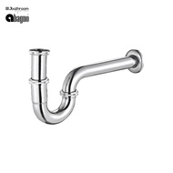 Abagno LS-30-260 stainless steel chrome 1¼" basin "P" trap