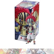BANDAI SPIRITS Akaza [Ver. A]: 14cm Q Posket Mini Statue Figurine Bundled with 1 A.C.G. Compatible T