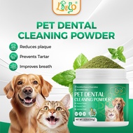 LDECO PET DENTAL CLEANING POWDER for Dogs & Cats - Dog Dental Powder - Reduces Plaque and Tartar & F