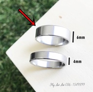 แหวนเกลี้ยง แหวนเรียบ แหวนปลอกมีด แหวนสแตนเลส แหวนสแตนเลสแท้ แหวน เท่ๆ ของขวัญ เครื่องประดับ แหวนเสริมดวง