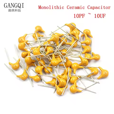 100pcs Multilayer Ceramic Capacitor 50V (100~106) 10pF~10uF 102 103 104 105 39 820pF 1 22 33 47 56 6