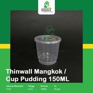 Thinwall 150ml / Cup Puding 150ml / Gelas/ Cup pudding/ Es krim