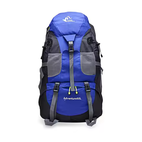 Climbing Backpack 50L Waterproof Outdoor Rucksack Cycling Hiking Backpack Trekking Camping Bag Mount