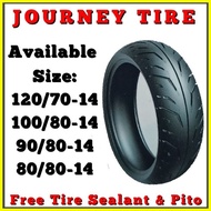 ◎ ❏ ◲ Journey Tire /Tubeless Size14 free Tire Sealant &amp; Pito valve