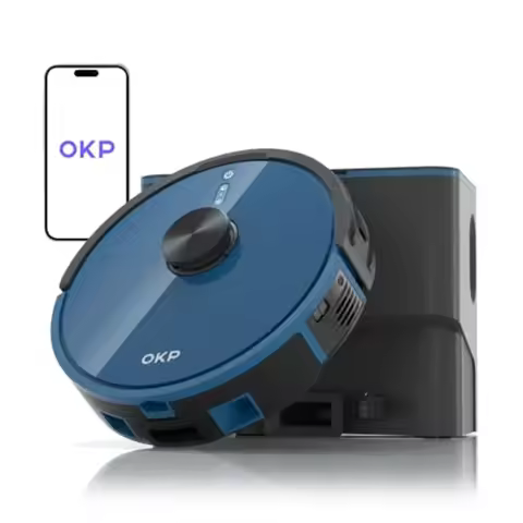 L3 Robot Vacuum Self Emptying Station for 60 Days LiDAR Navigation 200Min 4000Pa Suction 2.4G WiFi/A