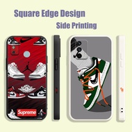 air jordan shoes design GQJ18 For Huawei Y9 Prime 2019 Y6 Y6s P40 P30 Lite Phone Case Square Edge