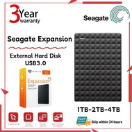 【New】Seagate hard disk Expansion 1TB 2TB 4TB USB3.0 HDD 2.5" HDD Portable External Hard Drives