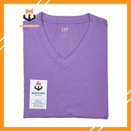 Áo Thun trơn Nam/ Nữ basic cổ tim nhiều màu vải Cotton co giãn GAP - Modife Shop