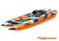 RC TRAXXAS BOAT 57046-4 RC M41 WIDEBODY CATAMARAN RACE