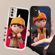 DJ-12 Boboiboys Silicone Casing black and white for OPPO Realme C73 14T 2025 14 A5 C71 A5X 14X 5G 4G