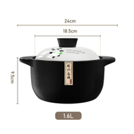 【AA NEW】 Stew Pot Casserole Ceramic Saucepan High Temperature Resistant Cooking Pan Gas Electric Sto