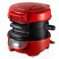 สีดําใช้ในบ้านเครื่องทําแซนวิชเครื่องทําอาหารเช้า Toast Grill Burger Maker ไฟฟ้าแพนเค้กวาฟเฟิลเหล็กท
