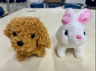 電動寵物玩具 小兔 小狗 （有電）$50 / 1件