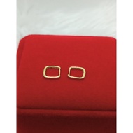 18K SAUDI GOLD EARRINGS