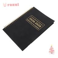 ROXUL 3 Years Monthly Planner, Yearly Goals 2026-2028 Calendar Book, Premium Annual Summary A4/A5 Sm