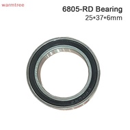 (warmtree) 6805-RD Bearing 25*37*6 mm 6805RD Dedicated Bike Bottom Braet Bearings 6805 RD ( HT2 / BB