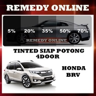 Honda BRV Tinted Kereta 2PLY UV 99% 4 Pintu Siap Potong/Car Tinted 4 Door Precut Gelap 30% 50% 65% 80% 95%