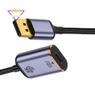 USB-C to Displayport Adapter Converter USB-C Type C Female Source to Displayport 1.4 Sink HDTV Cable