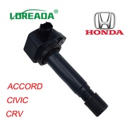 ของแท้ คุณภาพ คอยล์จุดระเบิด HONDA ACCORD G8 CIVIC FD1.7 1.8 CRV R18A R20A MADE IN JAPANUF582 IGNITION COILS For 06 -11 HONDA CIVIC 1.8L OEM 30520-RNA-A01