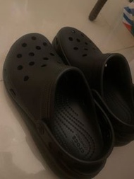 crocs 厚底鞋 （全新）