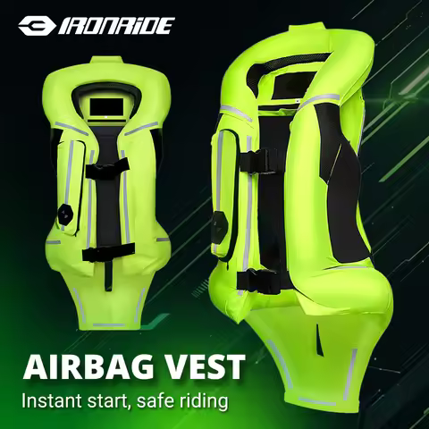New Men Motorcycle Jacket Racing Riding Motocross Air Bag Motorcycle Airbag Vest Reflective Safety C