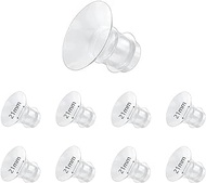 Flange Inserts 21mm 8PCS,Wearable Breast Pump Parts Compatible with Momcozy S12 pro/S9 pro/S12/S9/Medela/Spectra/TSRETE 24mm Breast Pump Shields/Flanges,Reduce 24mm Tunnel Down to 21mm