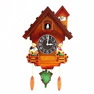 Cuckoo clock cuckoo wall clock garden living room clock mute creative cartoon children' s room