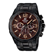 Casio Jam Tangan Pria Edifice - Stainless Steel - Hitam Coklat - EFR-538BK-5AVUDF
