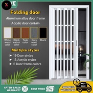 FS PVC folding door sliding door kitchen partition bathroom balcony folding door waterproof