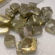 能量擺件 秘魯天然黃鐵礦 消磁 淨化 財富 原石 20克