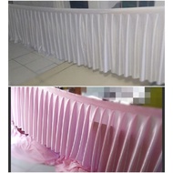 75cm high table edge ruffles
