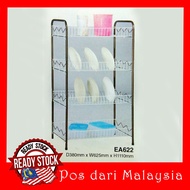 RAK BESI SERBAGUNA JENAMA POPULAR 3V MULTIPURPOSE RACK 3V 4 TIER