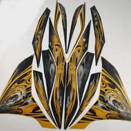 Striping lis sticker standard original yamaha new Jupiter mx 2011 gold sticker original Jupiter mx n
