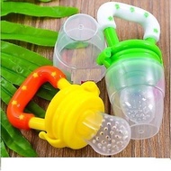 Fruit pacifier, silicone chewing bag, safe and anti-choking for babies, 3 sizes from 4 - 15 months (